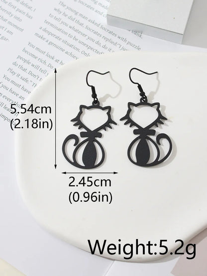 1 Pair Simple Style Animal Zinc Alloy Drop Earrings