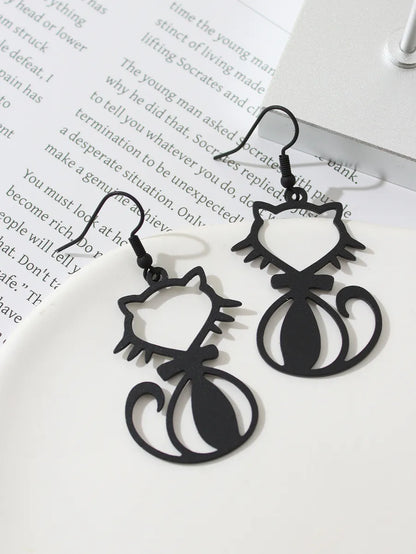 1 Pair Simple Style Animal Zinc Alloy Drop Earrings