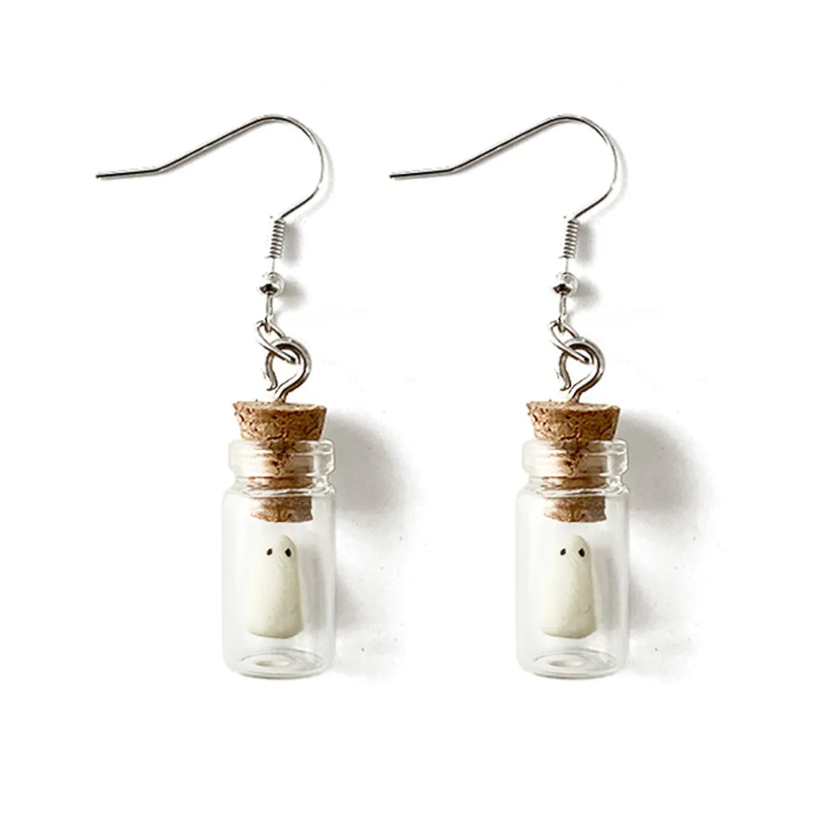 1 Pair Simple Style Bottle Patchwork Soft Clay Drop Earrings