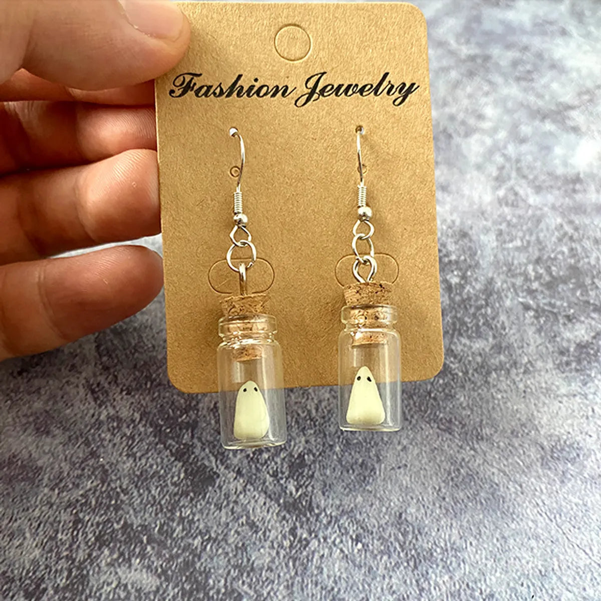 1 Pair Simple Style Bottle Patchwork Soft Clay Drop Earrings