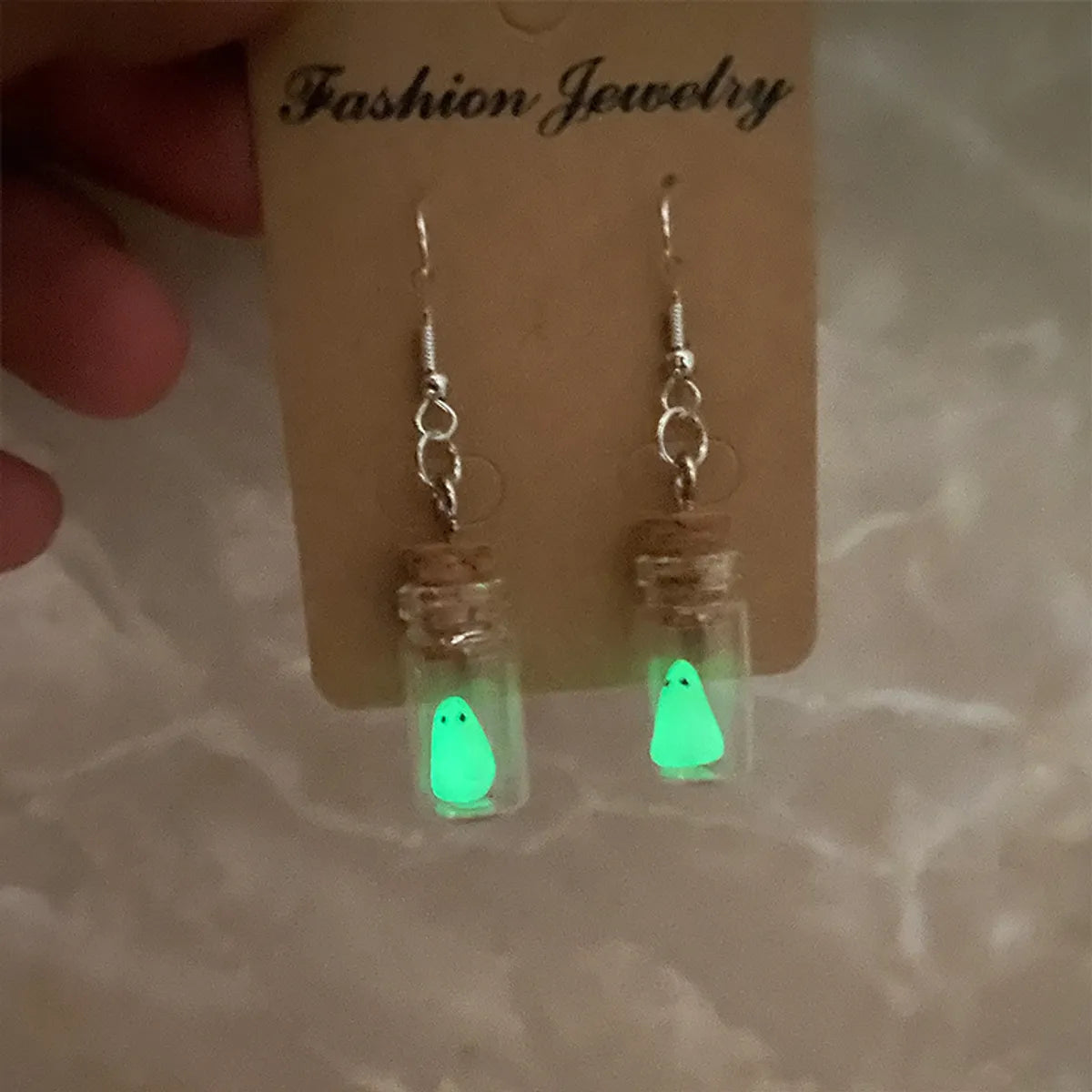 1 Pair Simple Style Bottle Patchwork Soft Clay Drop Earrings