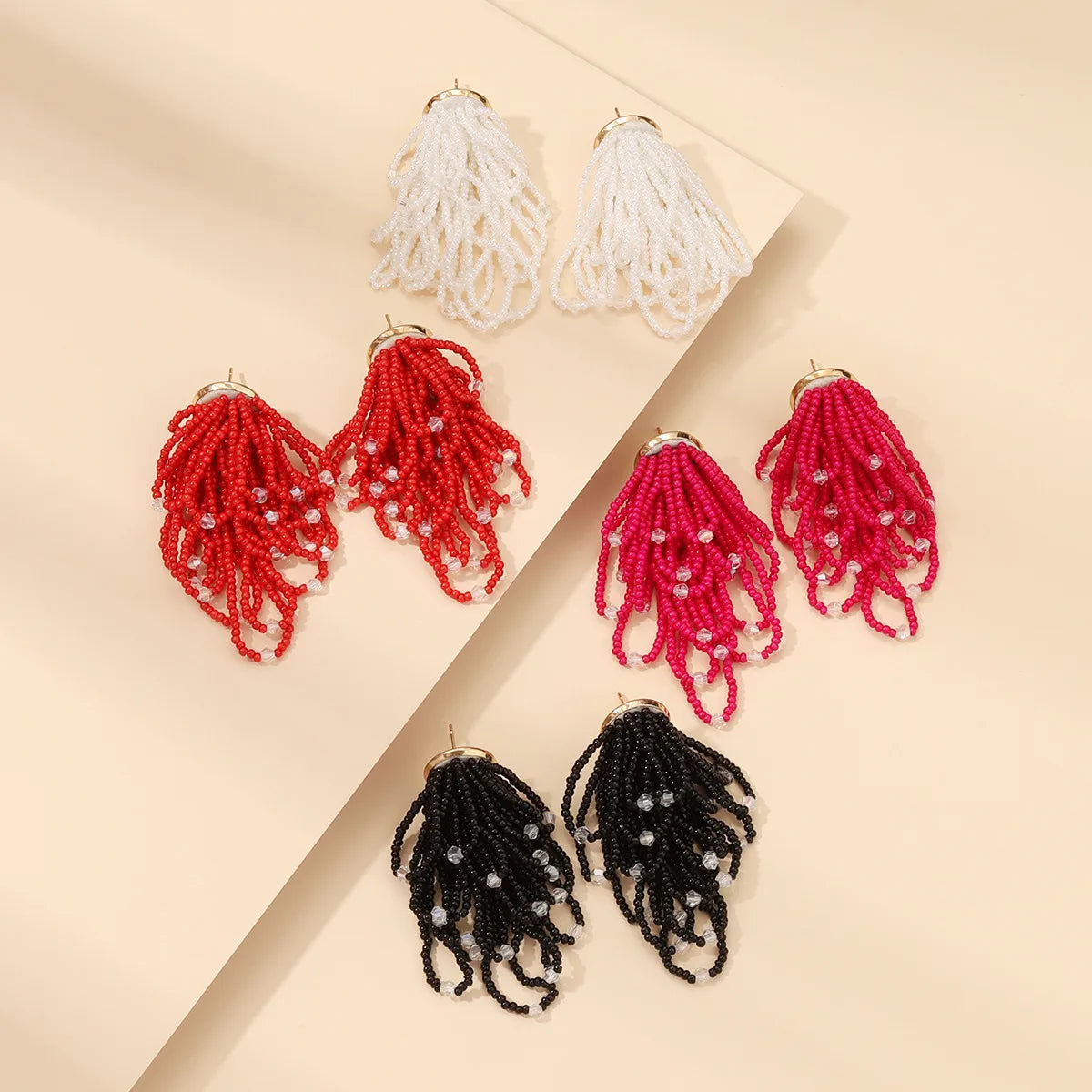 1 Pair Simple Style Bow Knot Alloy Drop Earrings