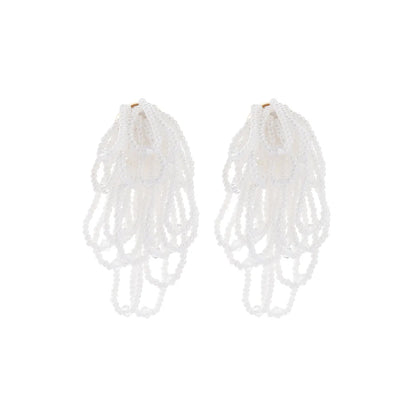 1 Pair Simple Style Bow Knot Alloy Drop Earrings