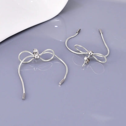 1 Pair Simple Style C Shape Plating 304 Stainless Steel Titanium Steel 18K Gold Plated Ear Studs