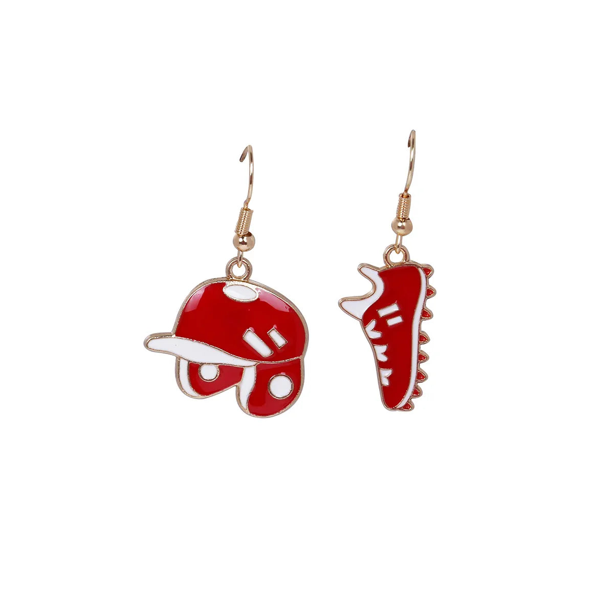 1 Pair Simple Style Cartoon Character Enamel Zinc Alloy Drop Earrings