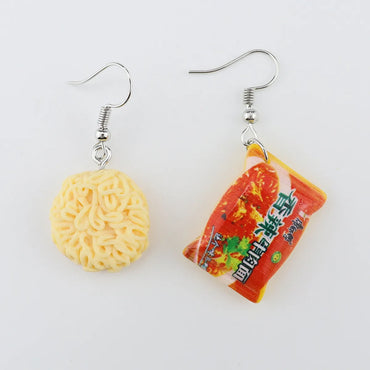 1 Pair Simple Style Cartoon Plastic Resin Drop Earrings