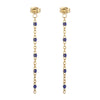 1 Pair Simple Style Chain Plating Chain Stainless Steel 18K Gold Plated Drop Earrings