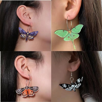 1 Pair Simple Style Classic Style Butterfly Arylic Dangling Earrings