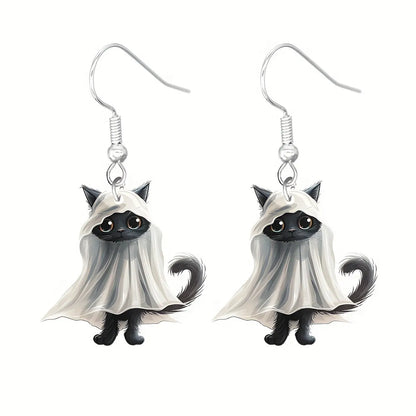 1 Pair Simple Style Classic Style Cartoon Character Arylic Drop Earrings