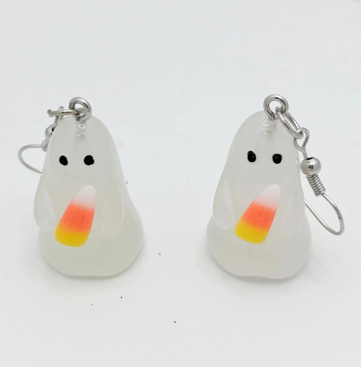 1 Pair Simple Style Classic Style Cartoon Character Printing Plastic Resin Drop Earrings