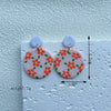 1 Pair Simple Style Classic Style Flower Handmade Soft Clay Drop Earrings