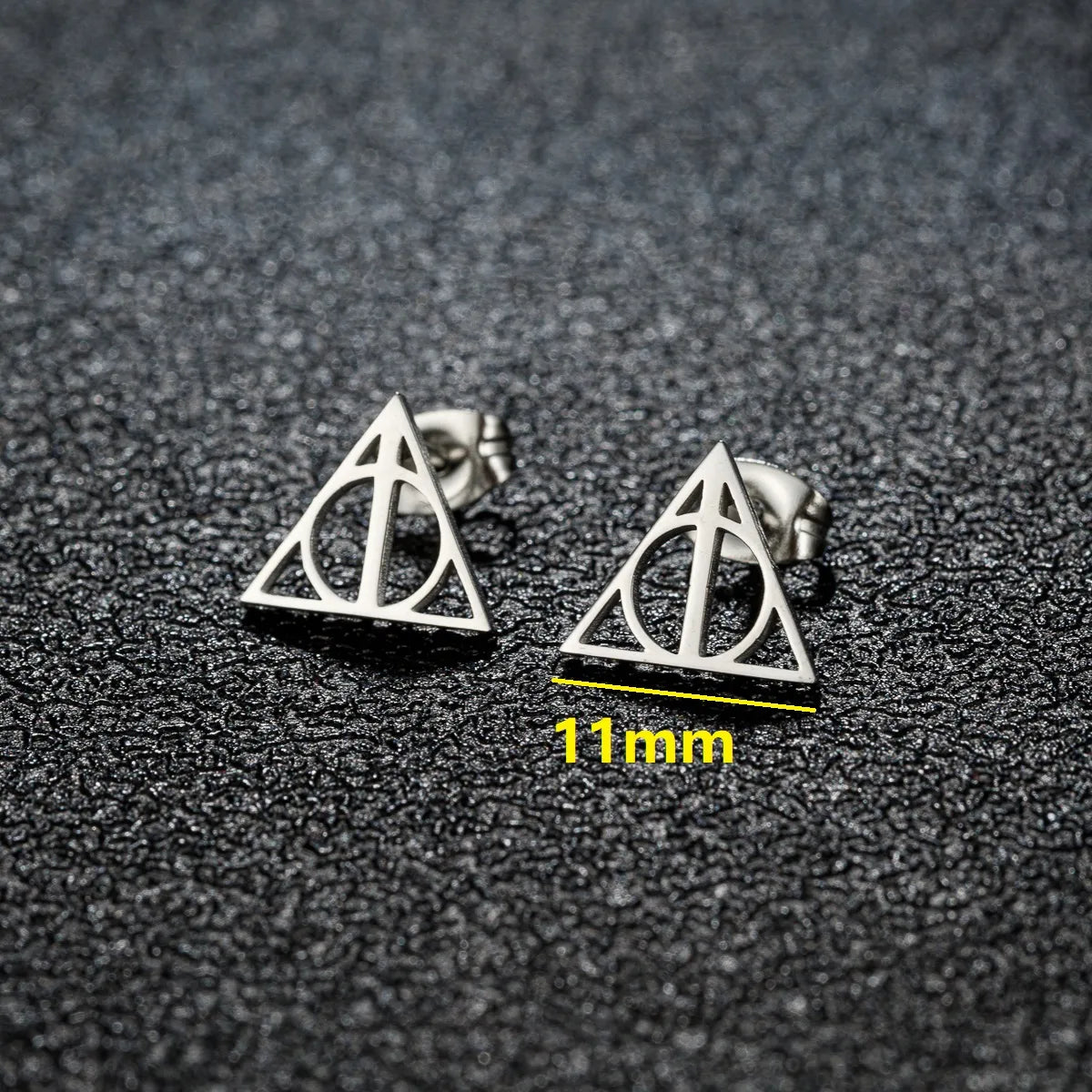 1 Pair Simple Style Classic Style Geometric Polishing Plating 304 Stainless Steel 18K Gold Plated Ear Studs