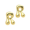 1 Pair Simple Style Classic Style Letter Gold Plated Ear Studs