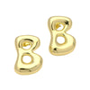 1 Pair Simple Style Classic Style Letter Gold Plated Ear Studs