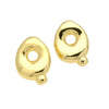 1 Pair Simple Style Classic Style Letter Gold Plated Ear Studs