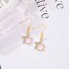 1 Pair Simple Style Classic Style Letter Patchwork Alloy Alloy Drop Earrings