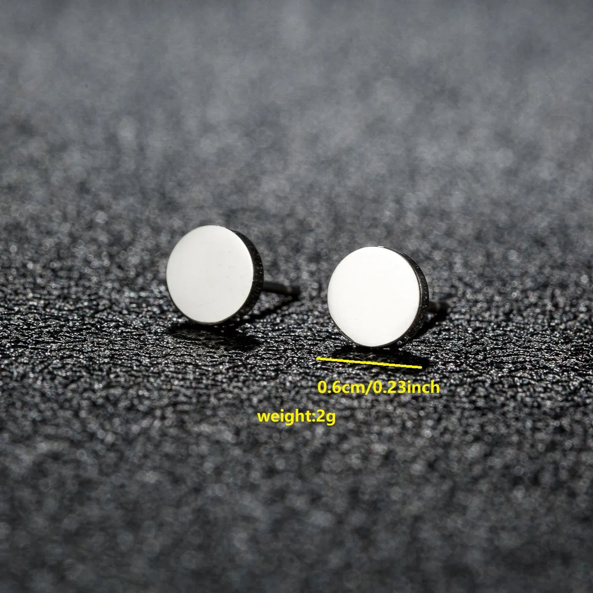 1 Pair Simple Style Classic Style Round Star Moon Hollow Out 304 Stainless Steel 18K Gold Plated Ear Studs