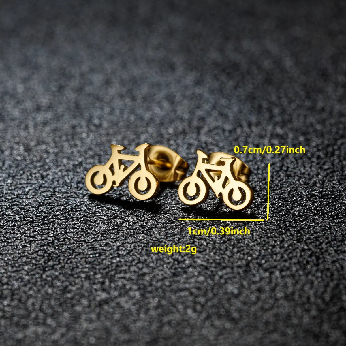 1 Pair Simple Style Classic Style Round Star Moon Hollow Out 304 Stainless Steel 18K Gold Plated Ear Studs