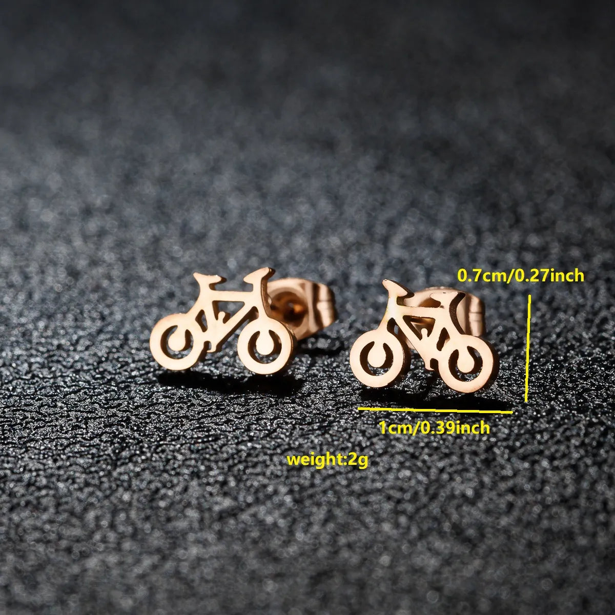 1 Pair Simple Style Classic Style Round Star Moon Hollow Out 304 Stainless Steel 18K Gold Plated Ear Studs