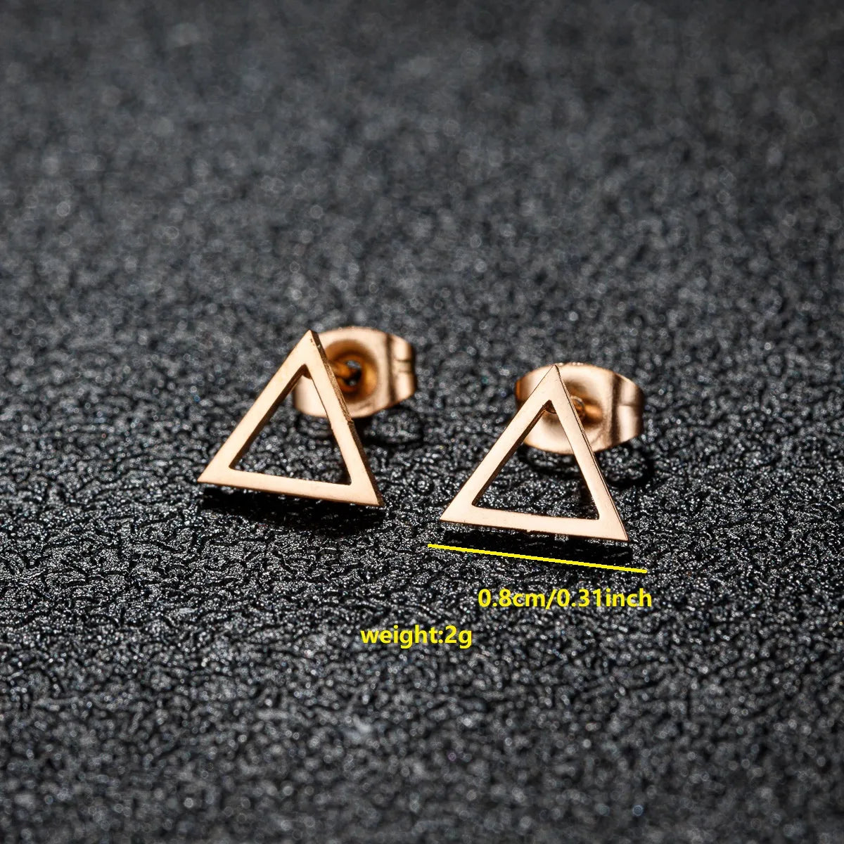 1 Pair Simple Style Classic Style Round Star Moon Hollow Out 304 Stainless Steel 18K Gold Plated Ear Studs