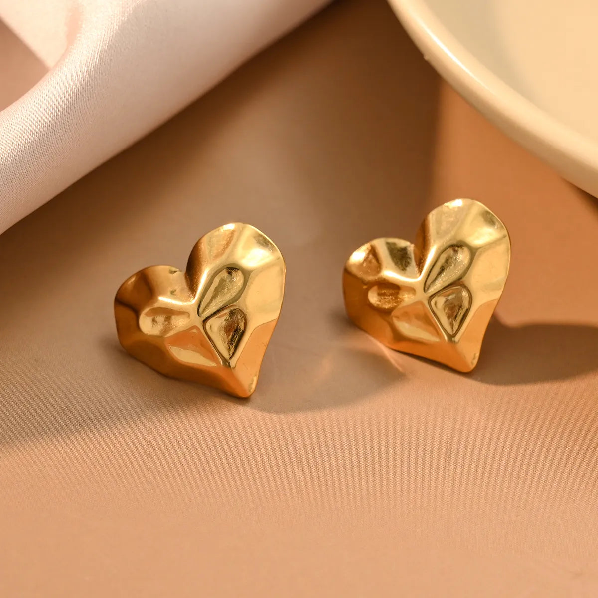 1 Pair Simple Style Classic Style Solid Color 304 Stainless Steel Ear Studs