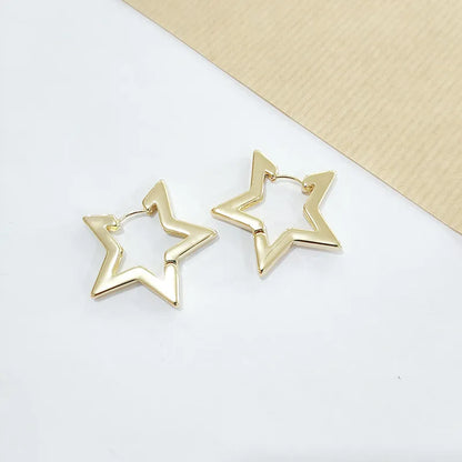 1 Pair Simple Style Classic Style Solid Color Alloy Earrings