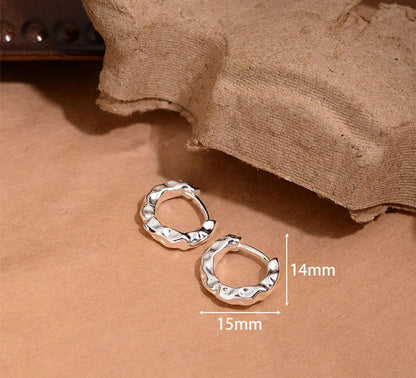 1 Pair Simple Style Classic Style Solid Color Copper Earrings