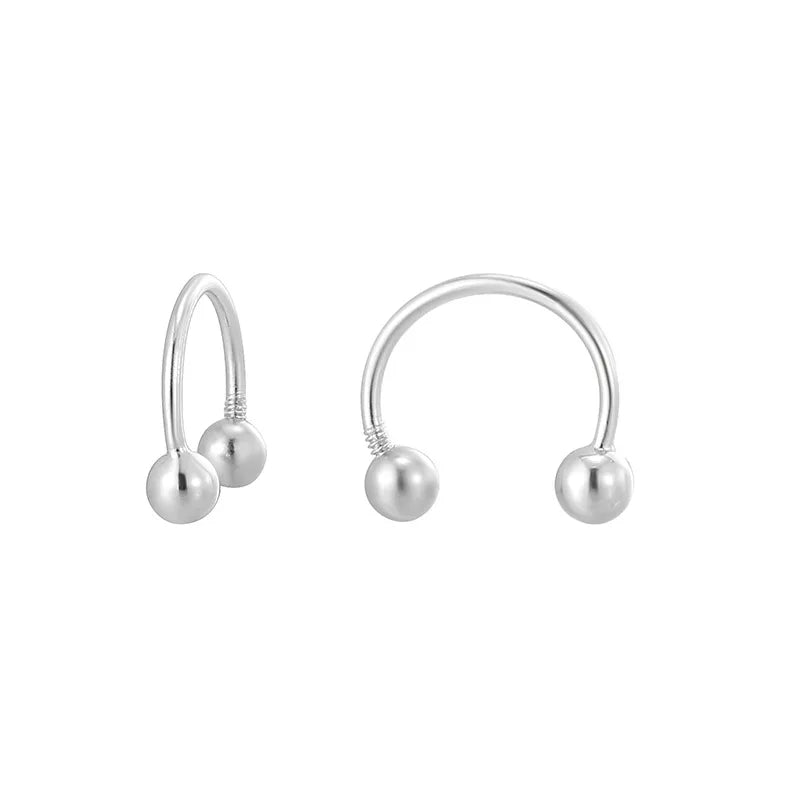 1 Pair Simple Style Classic Style Solid Color Plating Copper Ear Cuffs