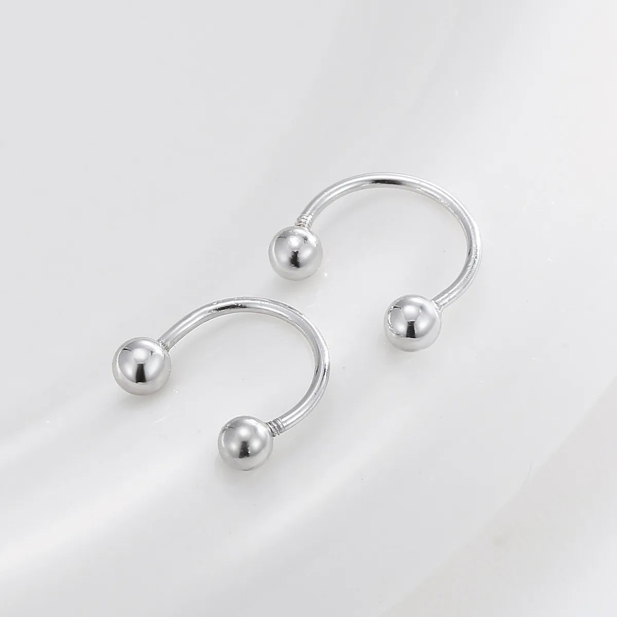 1 Pair Simple Style Classic Style Solid Color Plating Copper Ear Cuffs