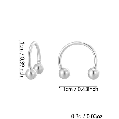 1 Pair Simple Style Classic Style Solid Color Plating Copper Ear Cuffs