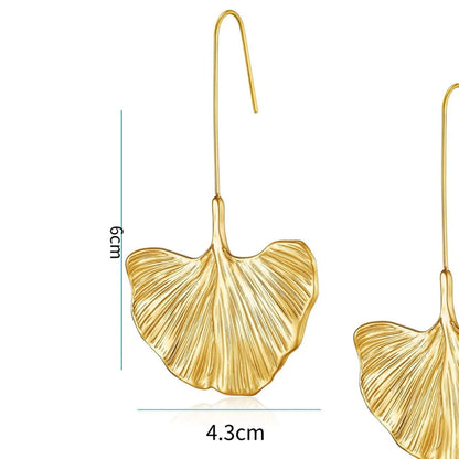 1 Pair Simple Style Classic Style Solid Color Plating Stainless Steel 18k Gold Plated Drop Earrings