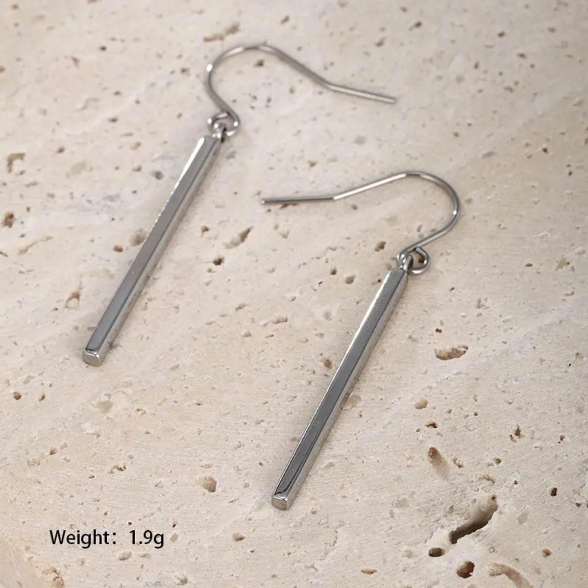 1 Pair Xuping Simple Style Classic Style Solid Color Stainless Steel Drop Earrings