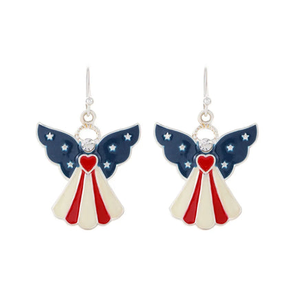 1 Pair Simple Style Classic Style Star Plating Alloy Gold Plated Drop Earrings