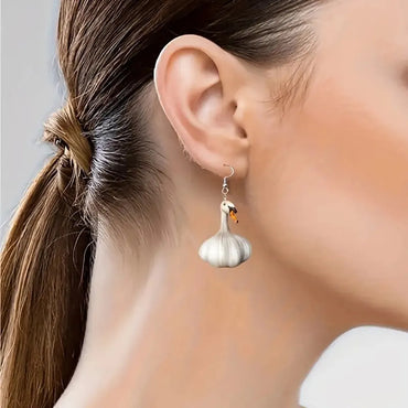 1 Pair Simple Style Classic Style Swan Arylic Drop Earrings