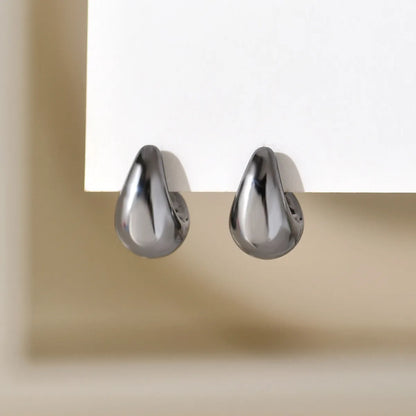 1 Pair Simple Style Classic Style Water Droplets Plating Arylic Ear Studs