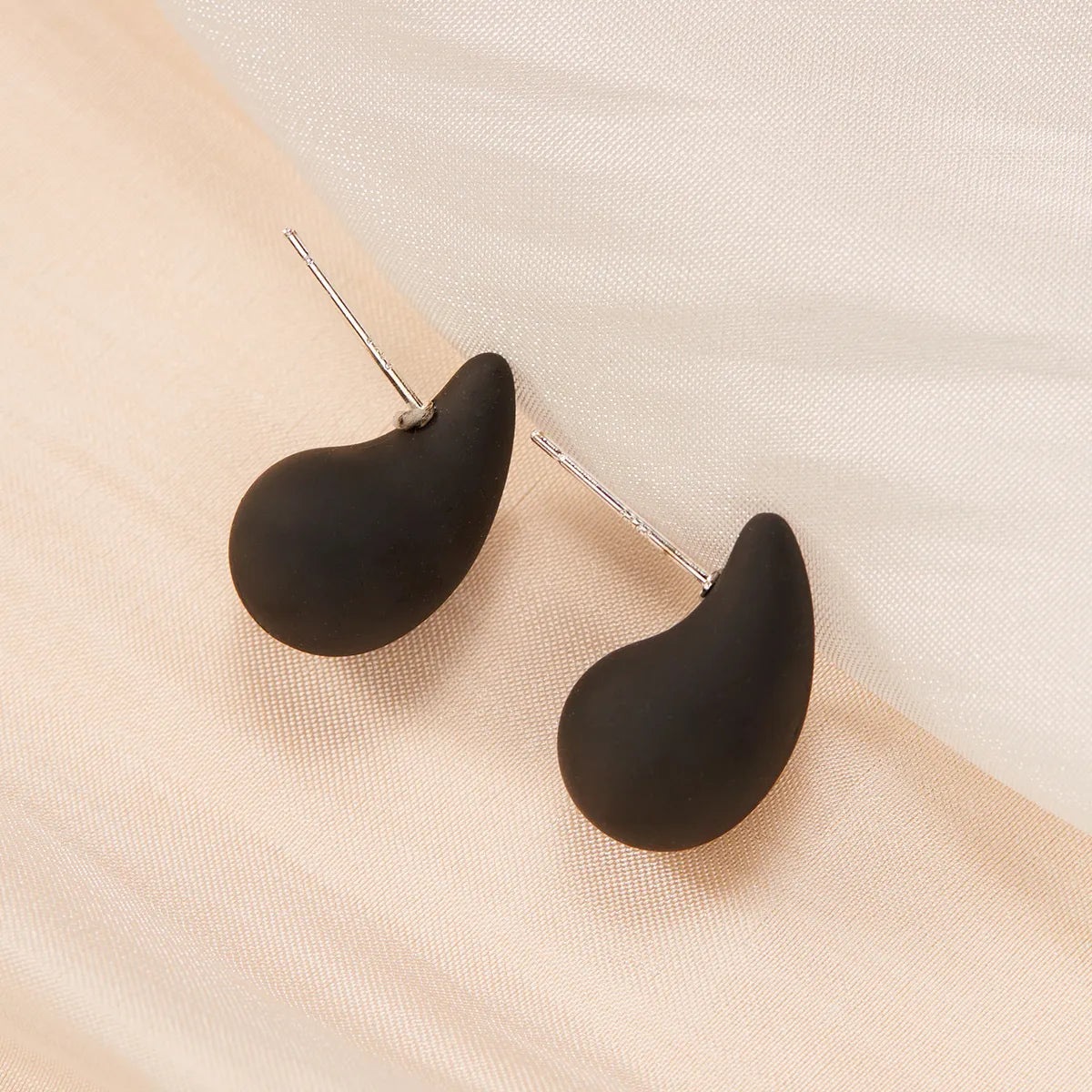 1 Pair Simple Style Classic Style Water Droplets Water Drop Arylic Ear Studs