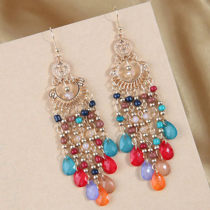 1 Pair Simple Style Color Block Arylic Alloy Ear Hook