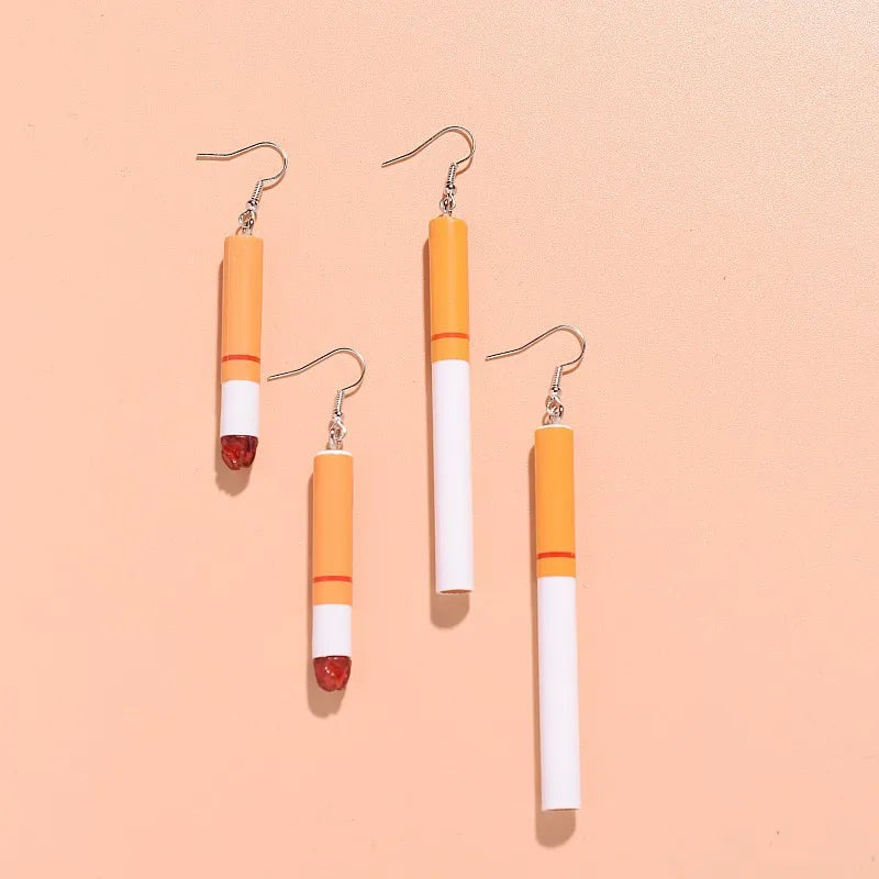 1 Pair Simple Style Color Block Plastic Resin Drop Earrings