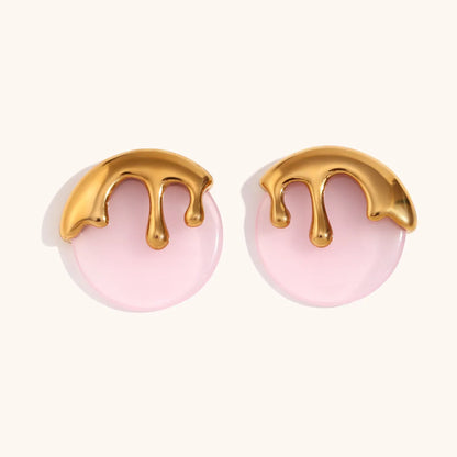 1 Pair Simple Style Commute Butterfly Inlay Stainless Steel Zircon Ear Studs