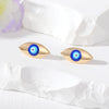 1 Pair Simple Style Devil'S Eye Hand Heart Shape Alloy Women'S Ear Studs