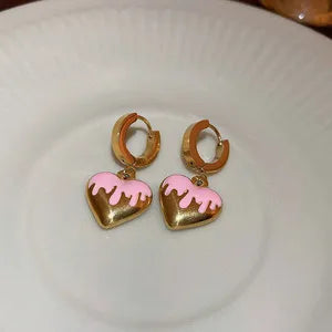 1 Pair Simple Style Flower Inlay Copper Pearl Ear Studs