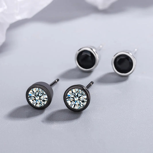 1 Pair Simple Style Geometric Copper Ear Studs