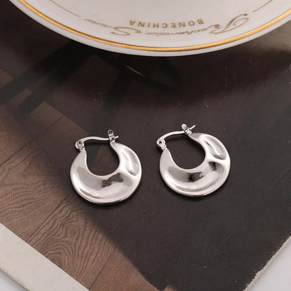 1 Pair Simple Style Geometric Plating Metal Earrings