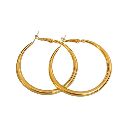 1 Pair Simple Style Geometric Plating Alloy Earrings