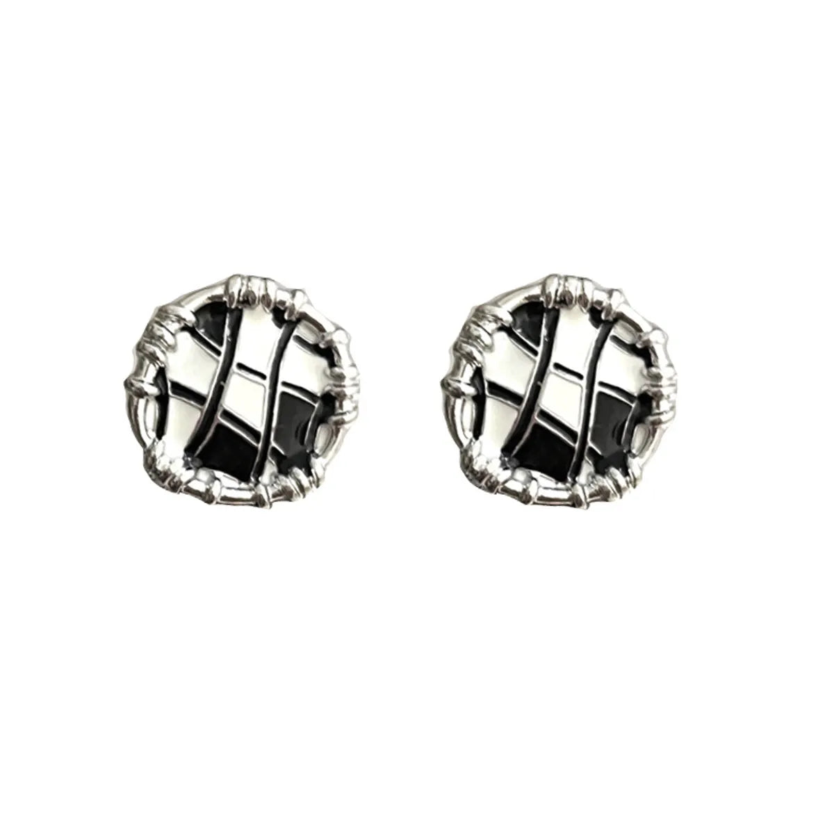 1 Pair Simple Style Geometric Plating Alloy Gold Plated Ear Studs