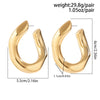 1 Pair Simple Style Geometric Plating CCB Drop Earrings