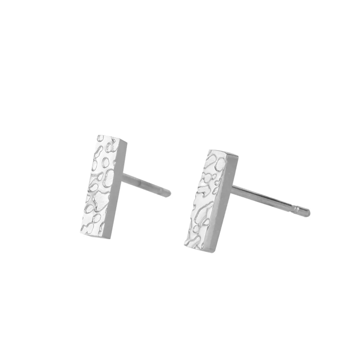 1 Pair Simple Style Geometric Plating Stainless Steel Ear Studs