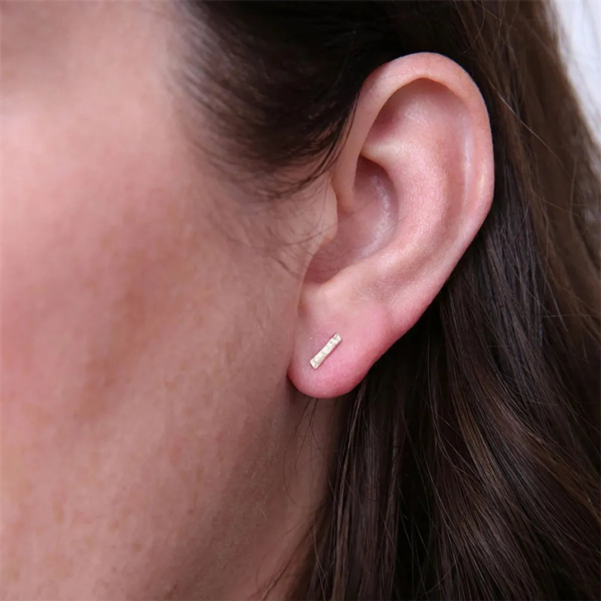 1 Pair Simple Style Geometric Plating Stainless Steel Ear Studs