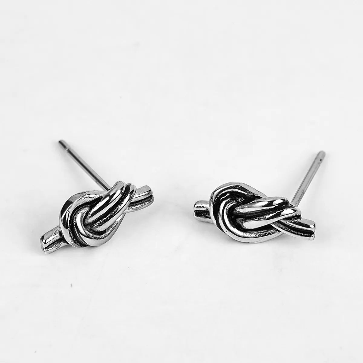 1 Pair Simple Style Geometric Polishing 316 Stainless Steel  Ear Studs