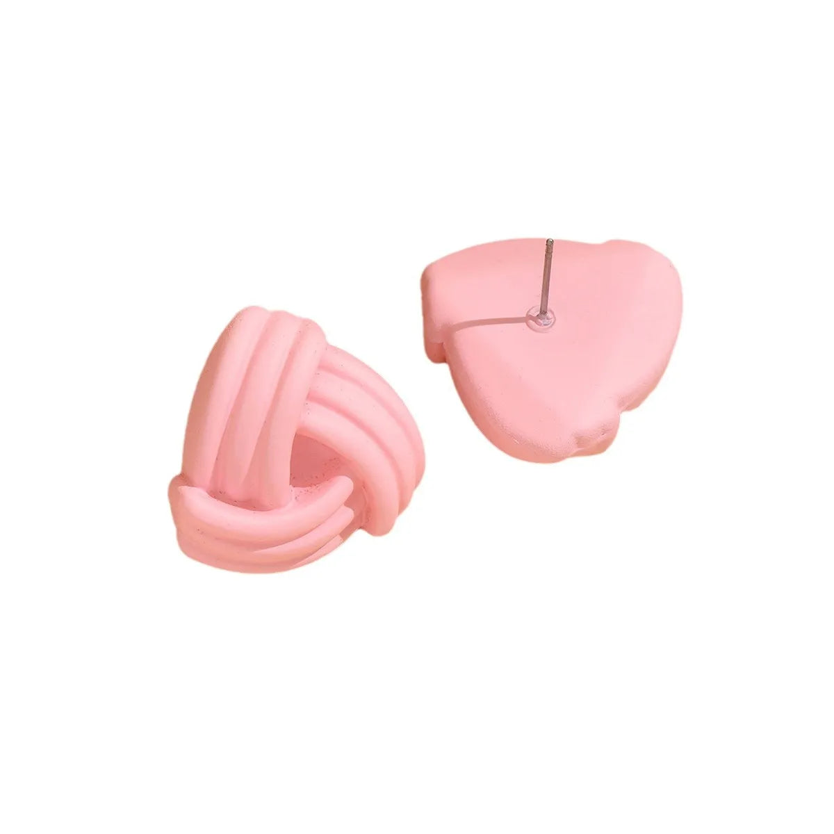 1 Pair Simple Style Geometric Spray Paint Arylic Ear Studs